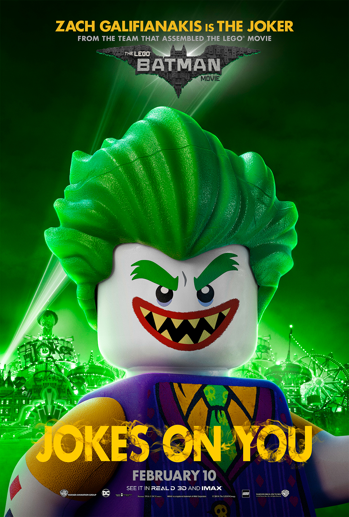 The Lego Batman Movie | Joker Bus Shelter Concept, Finishing & Illustration