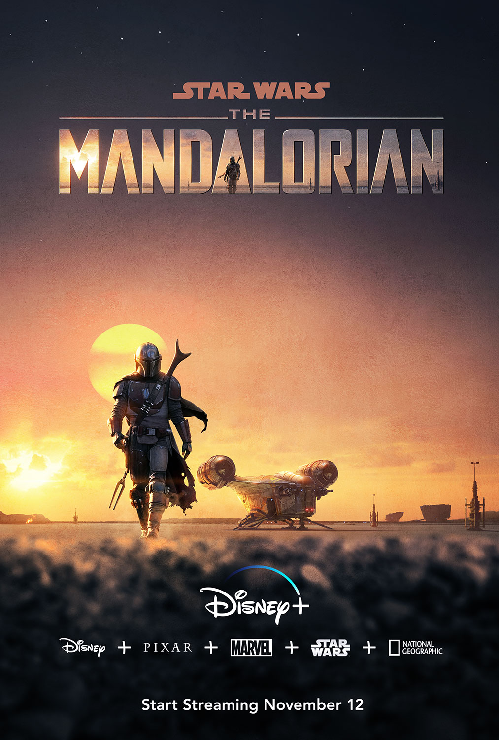 The Mandalorian | One Sheet Finishing & Illustration
