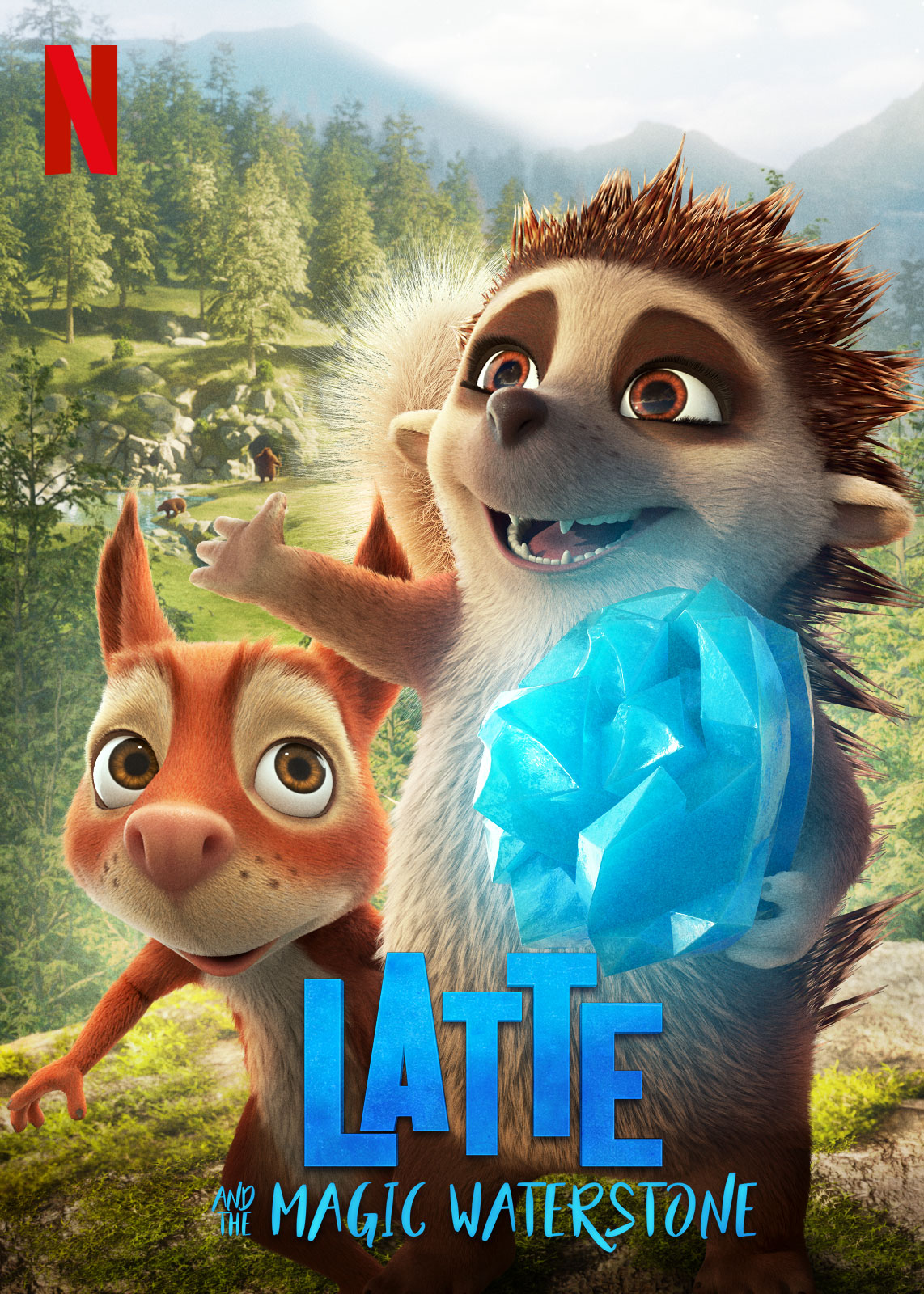 Latte and the Magic Waterstone | Netflix VDA Concept, Finishing & Illustration