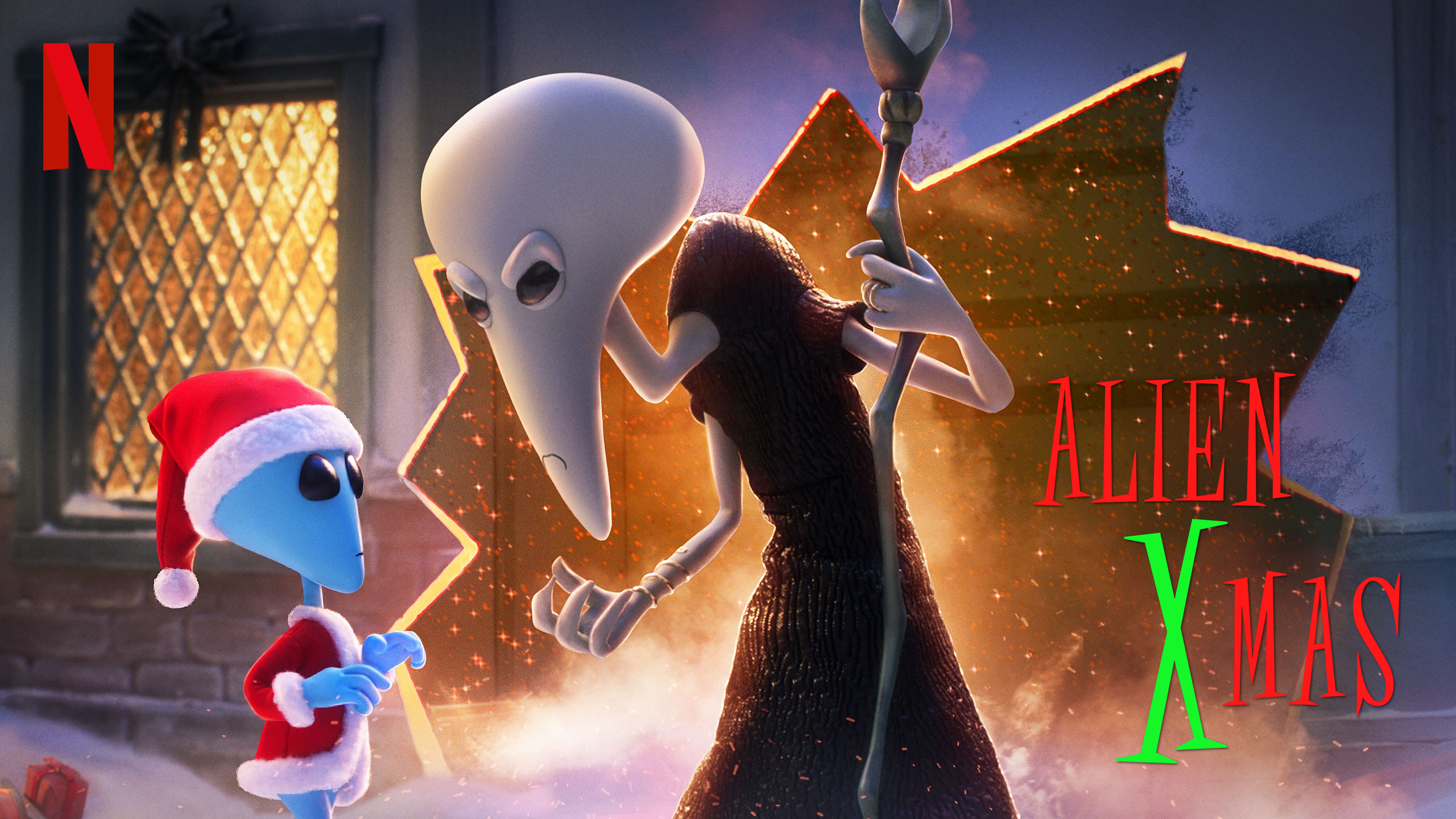 Alien XMas | Netflix DA Concept, Finishing & Illustration