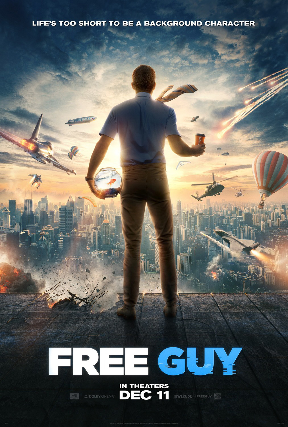 Free Guy | Poster Finishing & Illustration