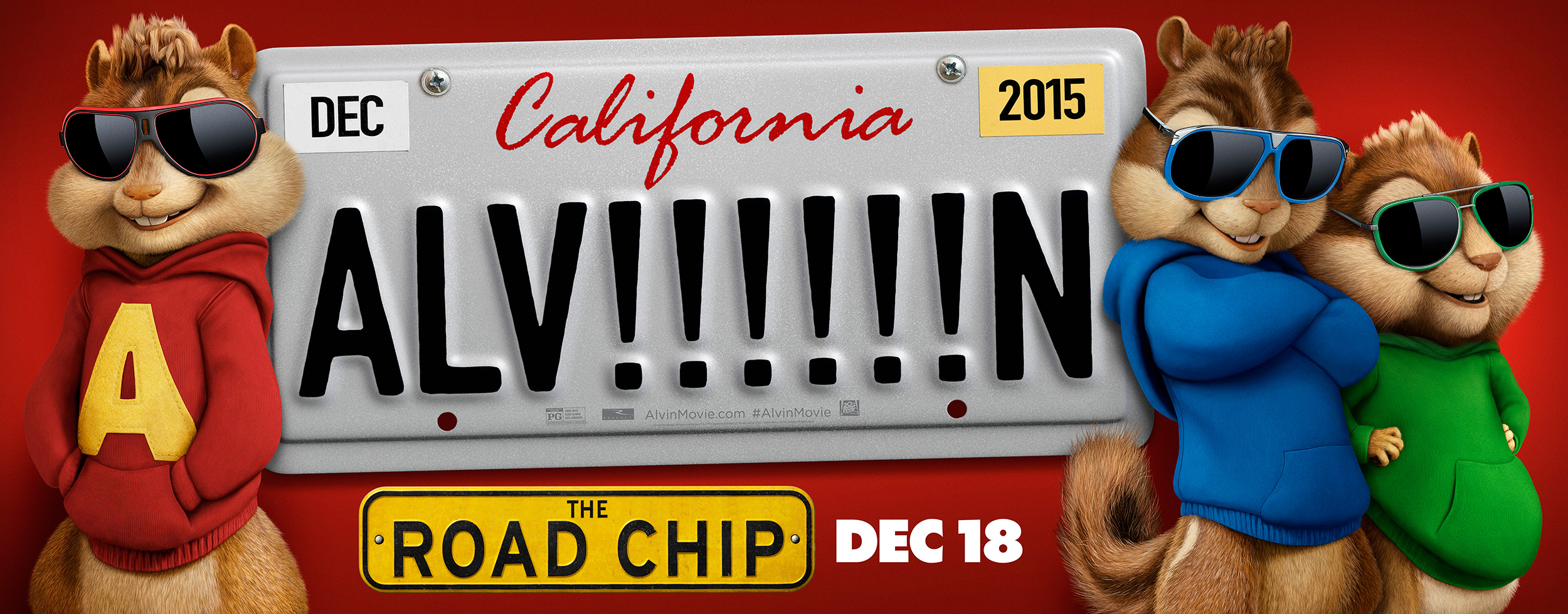 Alvin and the Chipmunks: The Road Chip | 405 Wall Finishing & Illustration