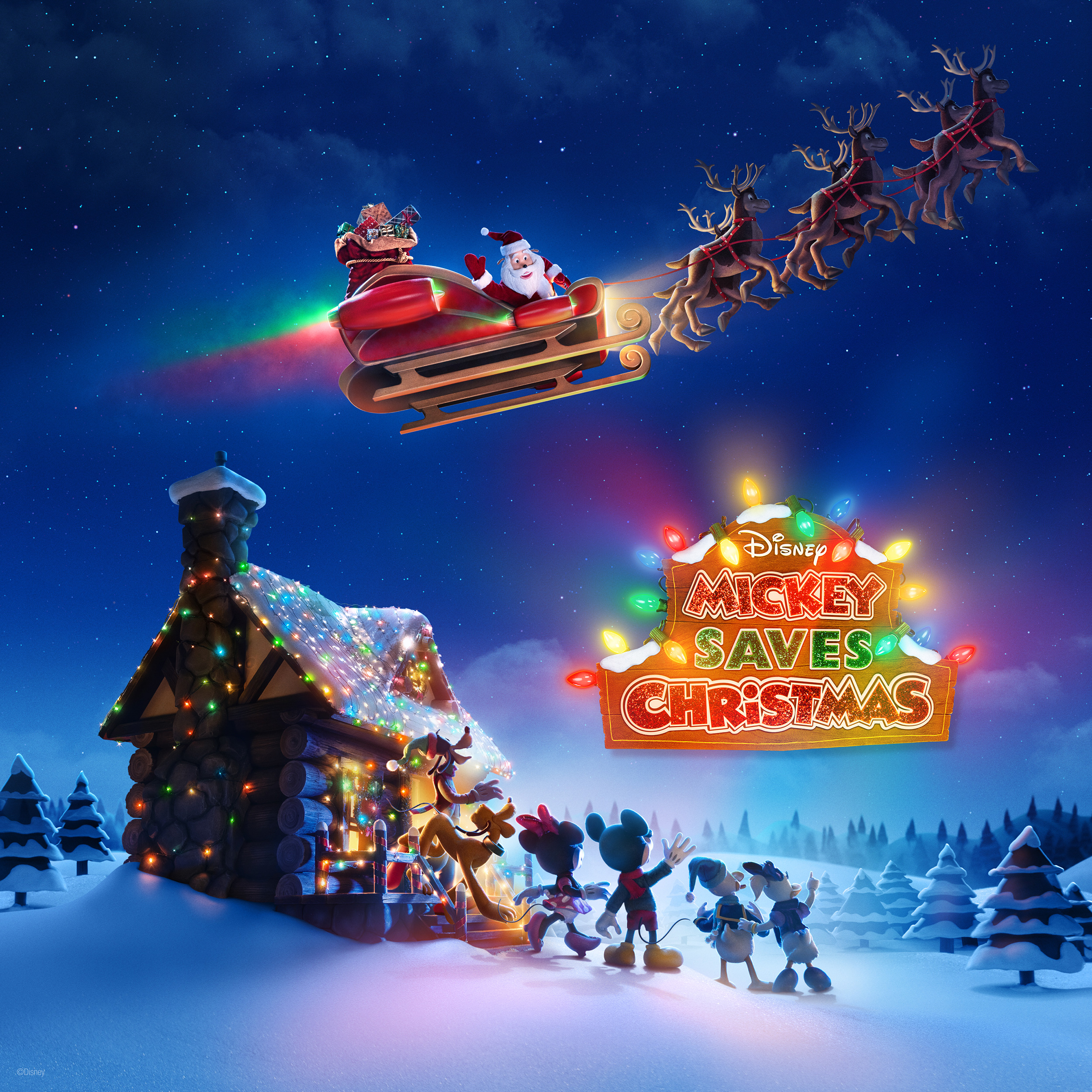 Mickey Saves Christmas | Concept, Finishing & Illustration